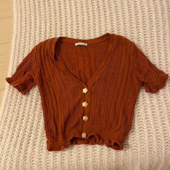 Zara Sweaters - Zara burnt orange sweater